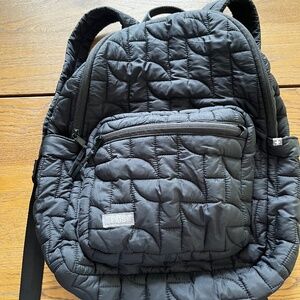Figs Quilted Black Backpack